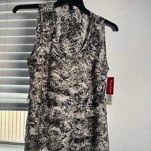 Rafaella Monochrome Patterned Top